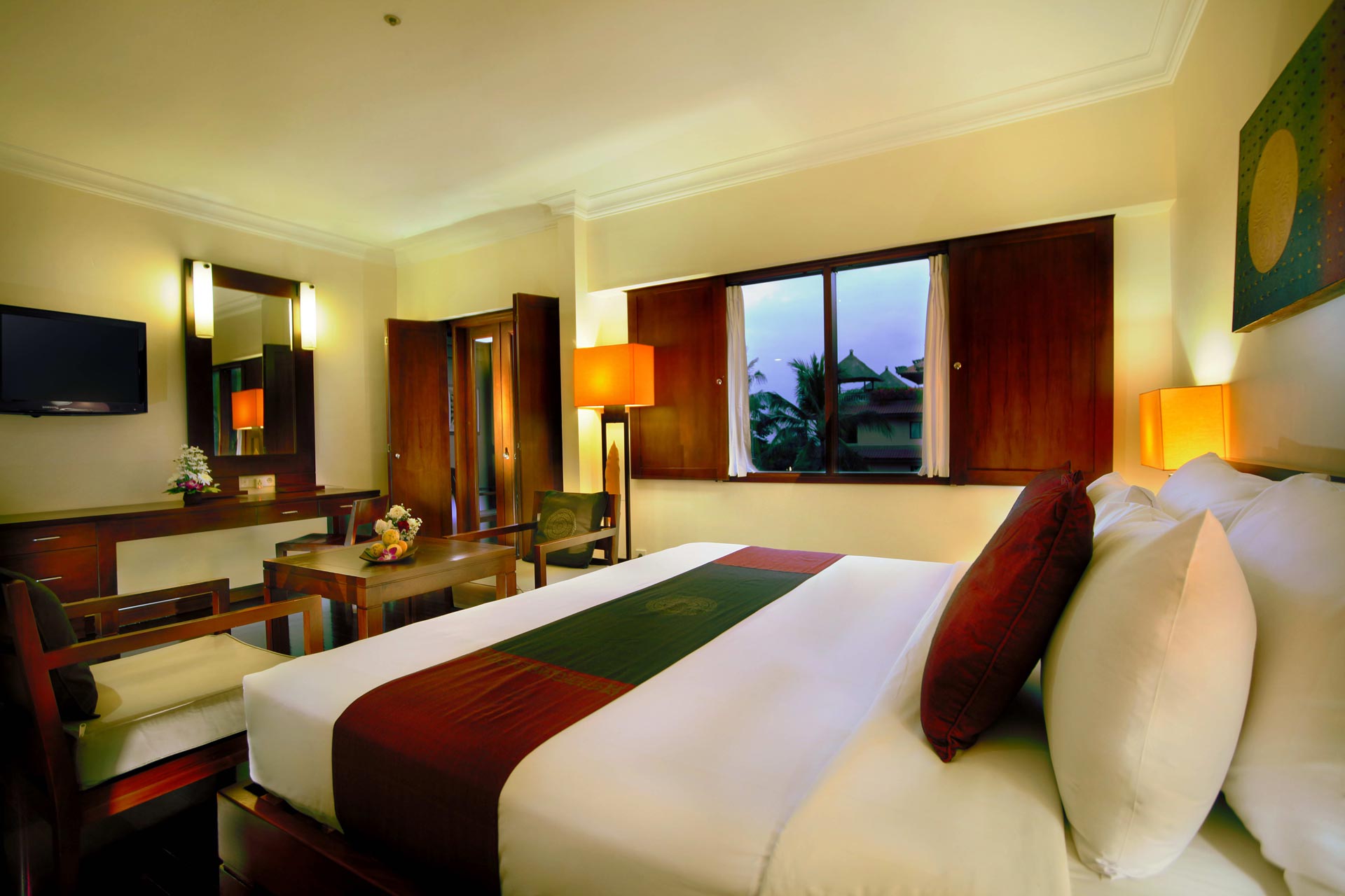 deluxe room with ocean view at hotel nikko beach front nuas dua